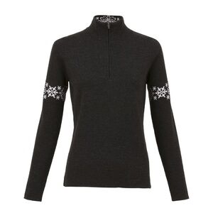 Krimson Klover Lookout Womens Sweater Black and White Patterned Size Medium NWT